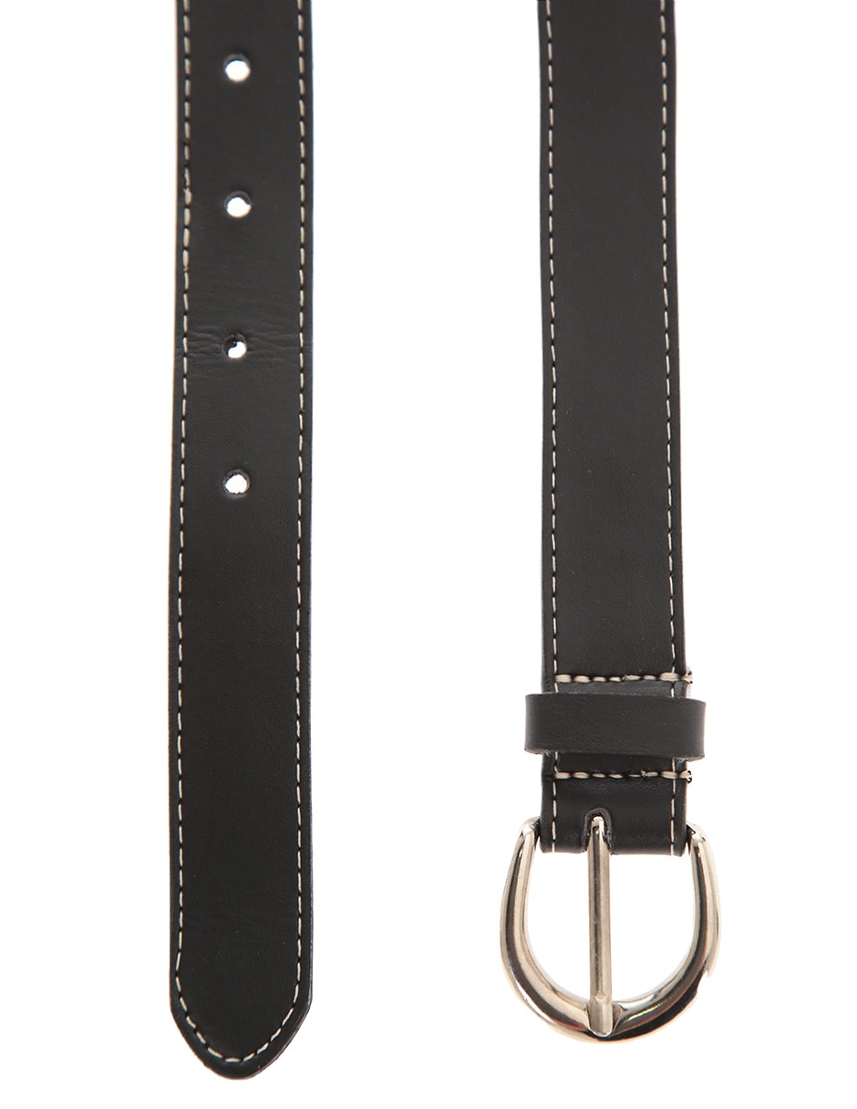 CINTURON MUJER WEEKEND BOLS, CH, NEGRO