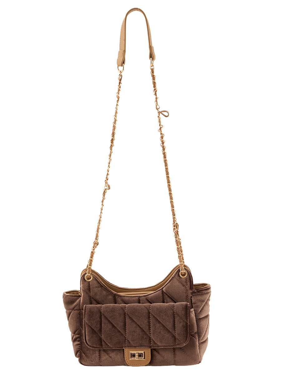 Bolsa crossbody de terciopelo para mujer 1
