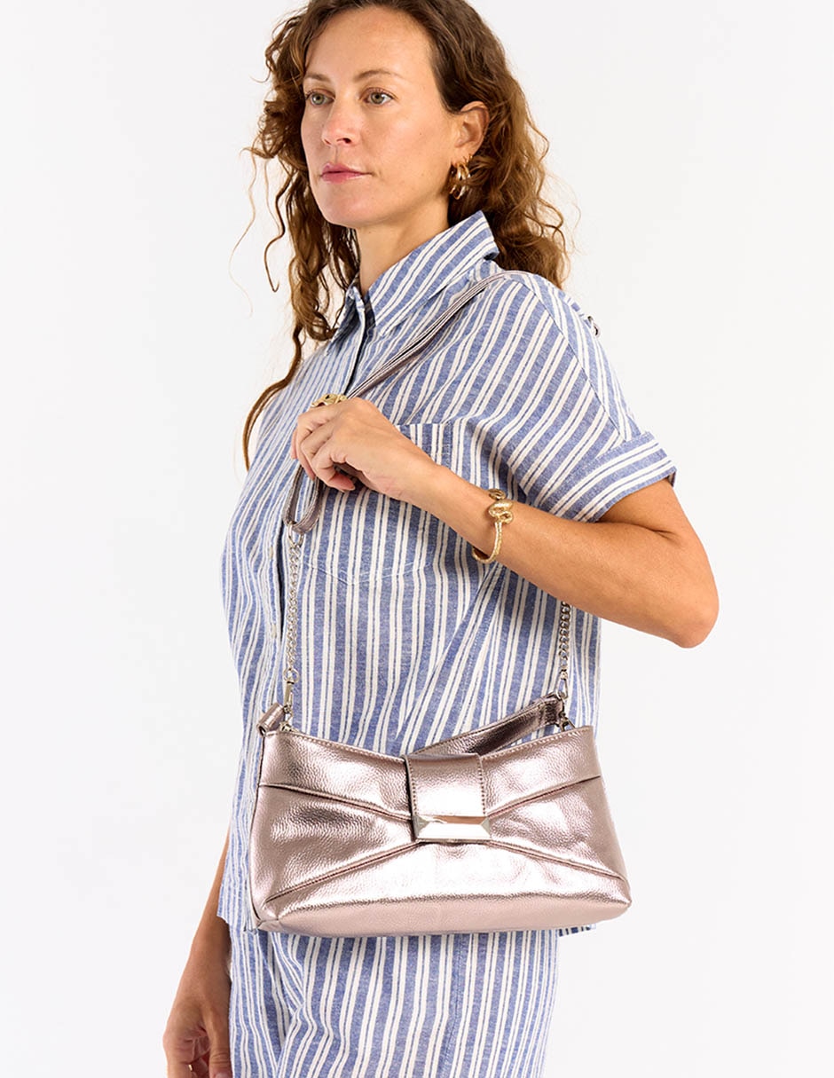 2520330806V, PLATEADO CROSSBODY WEEKEND