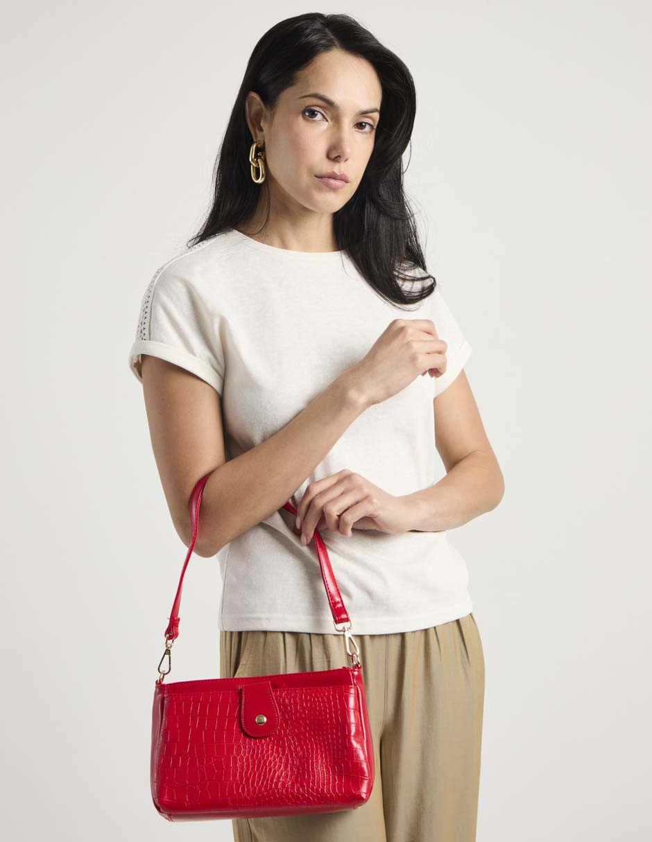 2520331006M, ROJO CROSSBODY WEEKEND